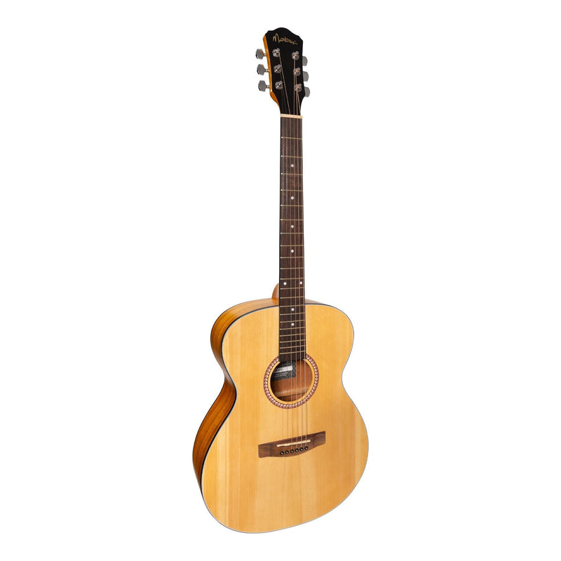 -Martinez '41 Series' Left Handed Folk Size Acoustic Guitar (Spruce/Koa)-Living Music