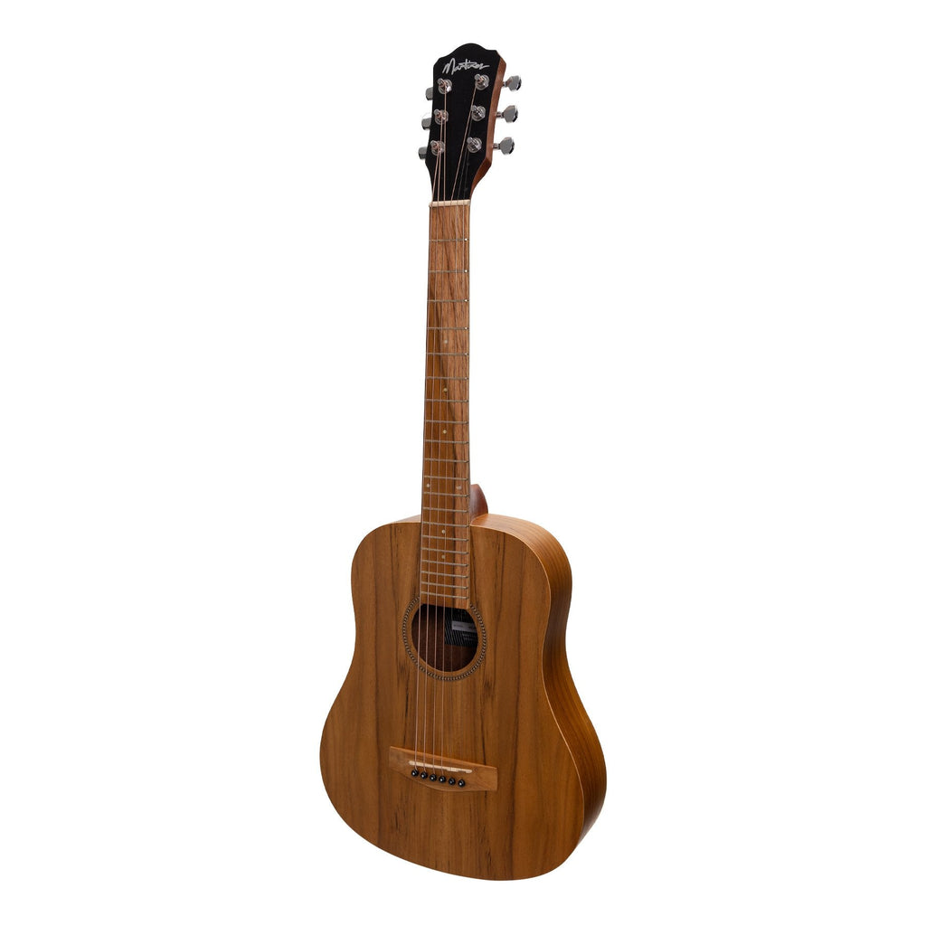 MZ-BT2-JTK-Martinez Acoustic Babe Traveller Guitar (Jati-Teakwood)-Living Music