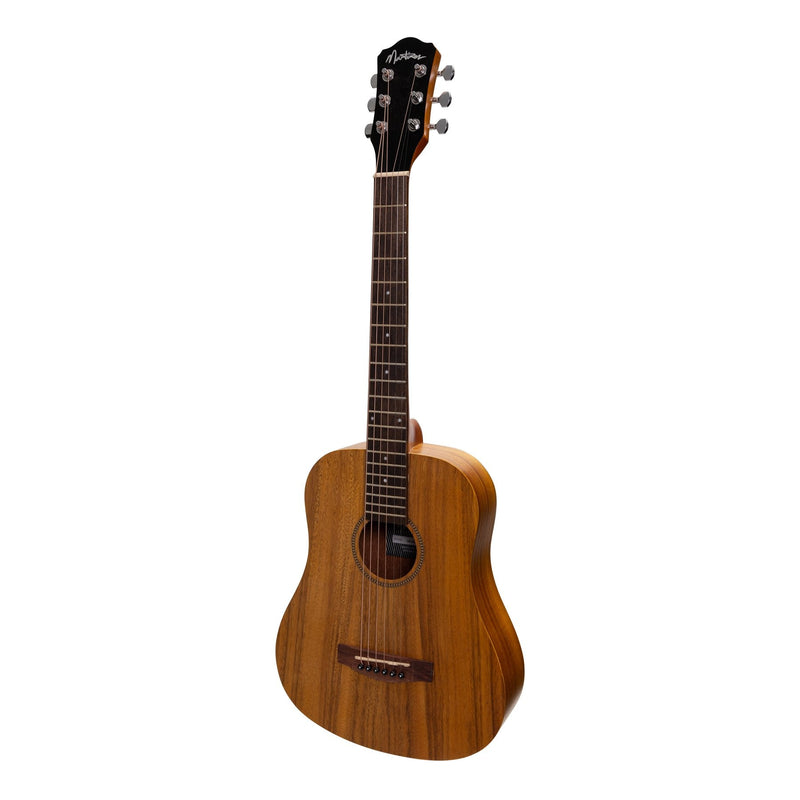 -Martinez Acoustic Babe Traveller Guitar (Koa)-Living Music