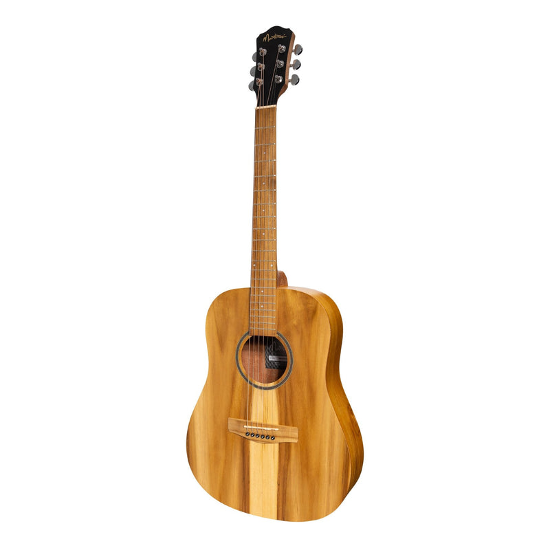 -Martinez Acoustic-Electric Middy Traveller Guitar (Jati-Teakwood)-Living Music
