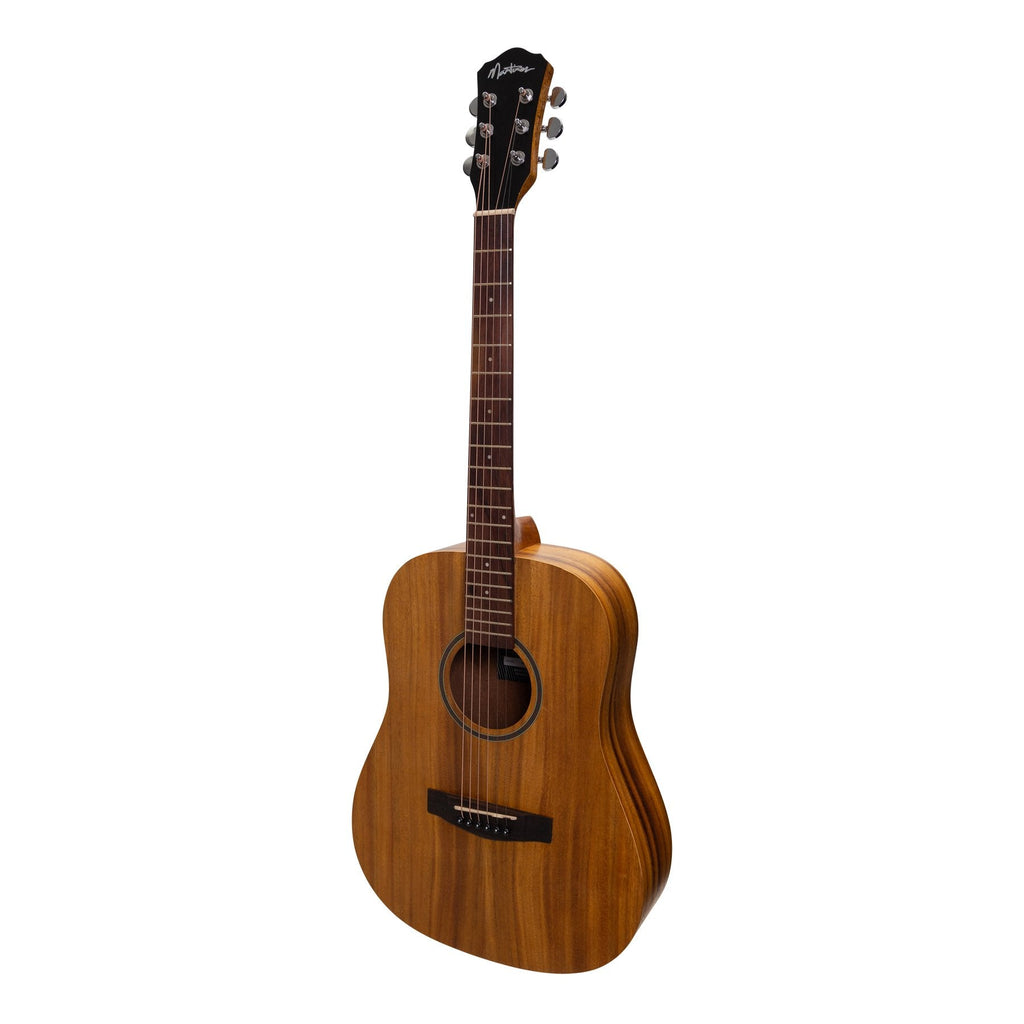 MZP-MT2-KOA-Martinez Acoustic-Electric Middy Traveller Guitar (Koa)-Living Music