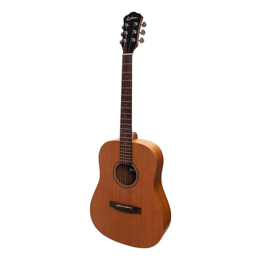 MZP-MT2-MAH-Martinez Acoustic-Electric Middy Traveller Guitar (Mahogany)-Living Music