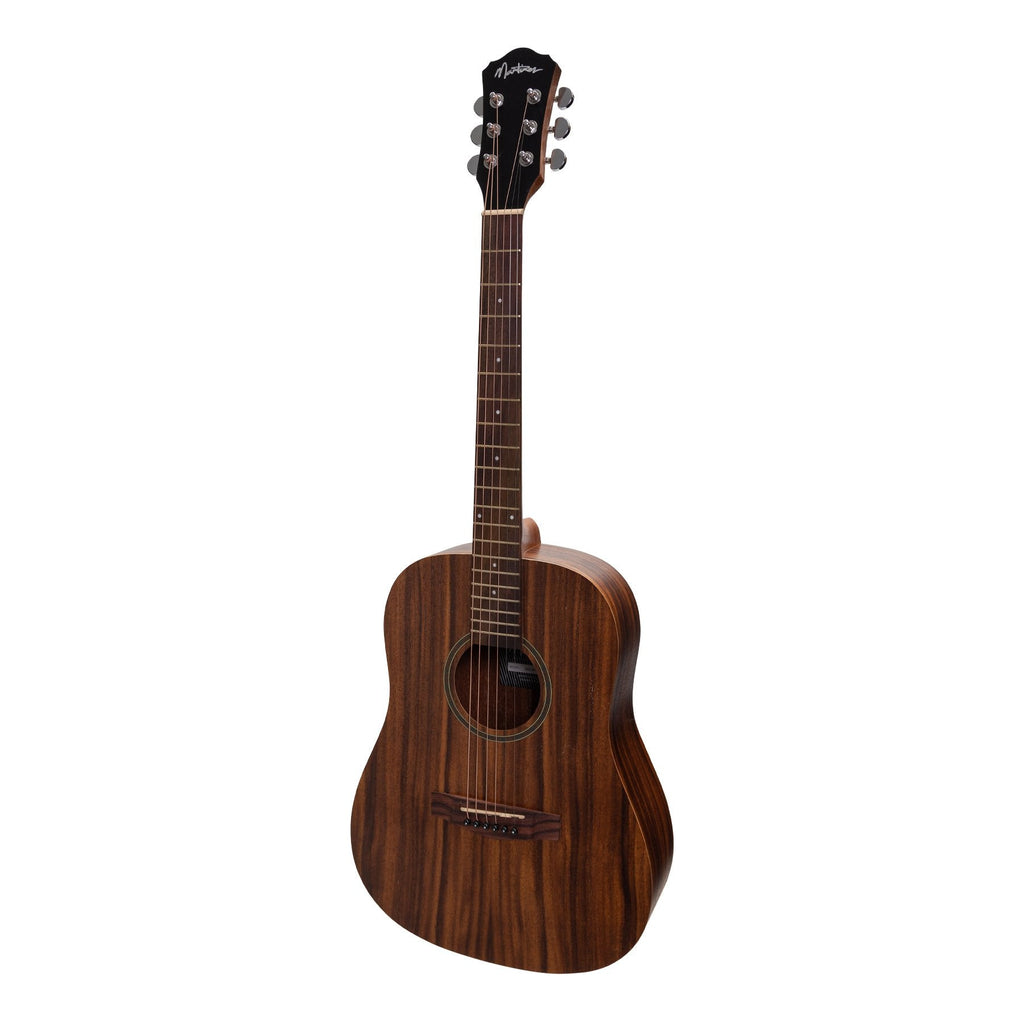 -Martinez Acoustic-Electric Middy Traveller Guitar (Rosewood)-Living Music