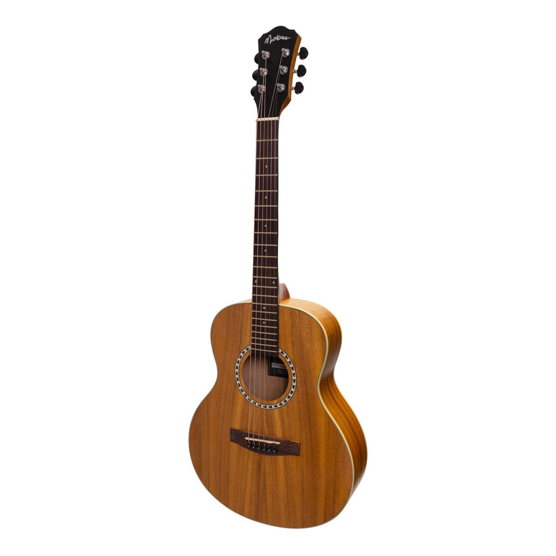 -Martinez Acoustic-Electric Short Scale Guitar (Koa)-Living Music