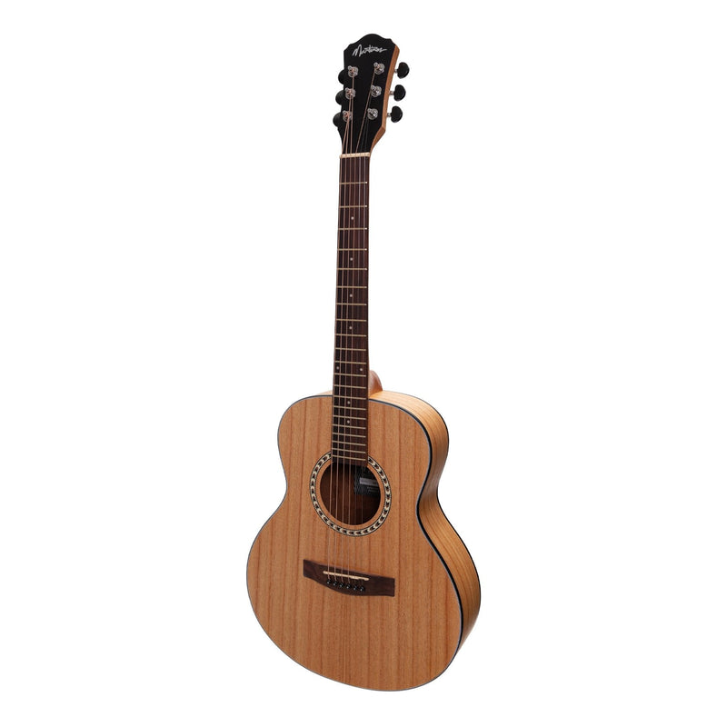 -Martinez Acoustic-Electric Short Scale Guitar (Mindi-Wood)-Living Music