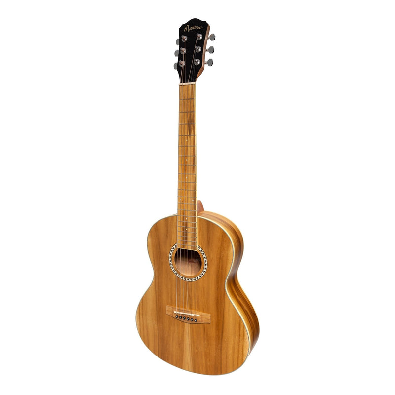 -Martinez Acoustic 'Little-Mini' Folk Guitar (Jati-Teakwood)-Living Music