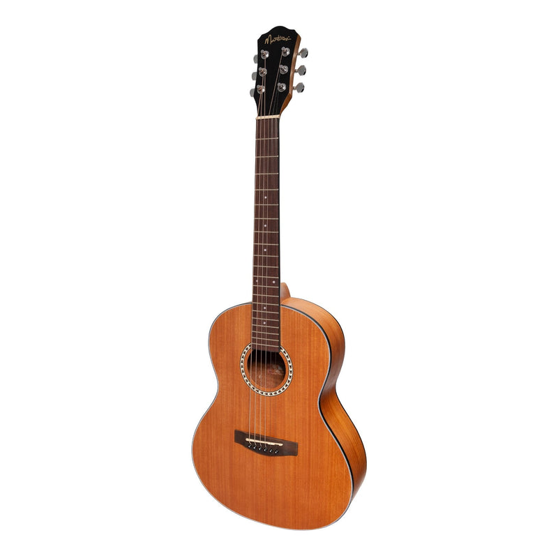 -Martinez Acoustic 'Little-Mini' Folk Guitar (Mahogany)-Living Music