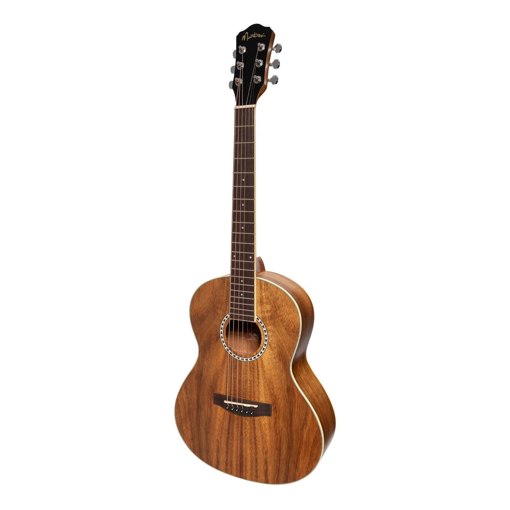 -Martinez Acoustic 'Little-Mini' Folk Guitar with Built-In Tuner (Rosewood)-Living Music