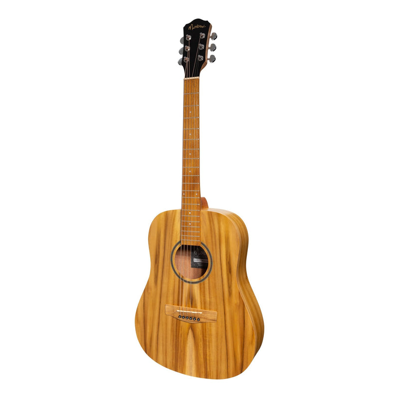 -Martinez Acoustic Middy Traveller Guitar (Jati-Teakwood)-Living Music