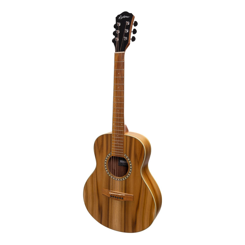 -Martinez Acoustic Short Scale Guitar (Jati-Teakwood)-Living Music