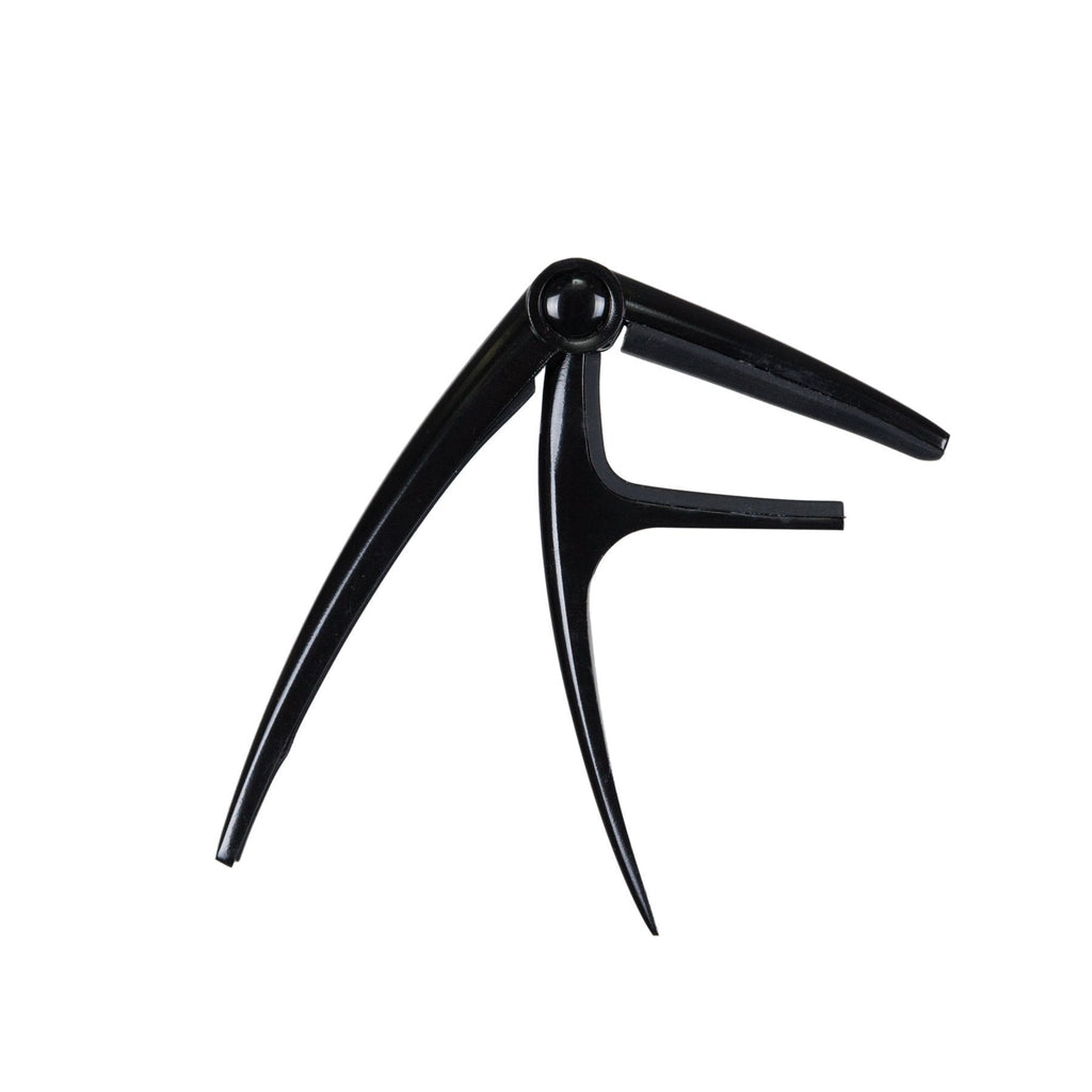 -Martinez Deluxe Acoustic Guitar Capo (Black)-Living Music
