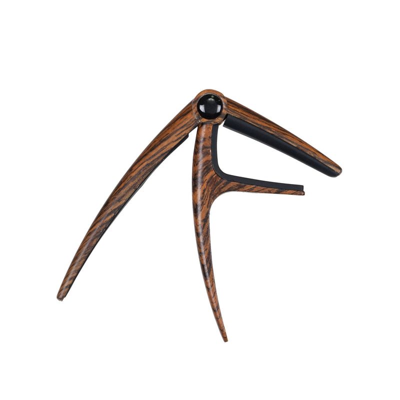 -Martinez Deluxe Acoustic Guitar Capo (Mahogany)-Living Music