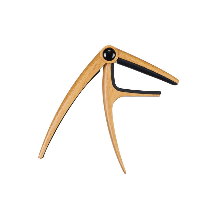 -Martinez Deluxe Acoustic Guitar Capo (Maple)-Living Music