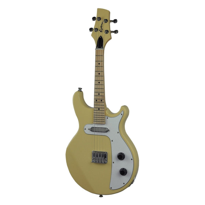 -Martinez Electric Mandolin with Gig Bag (White Ivory)-Living Music