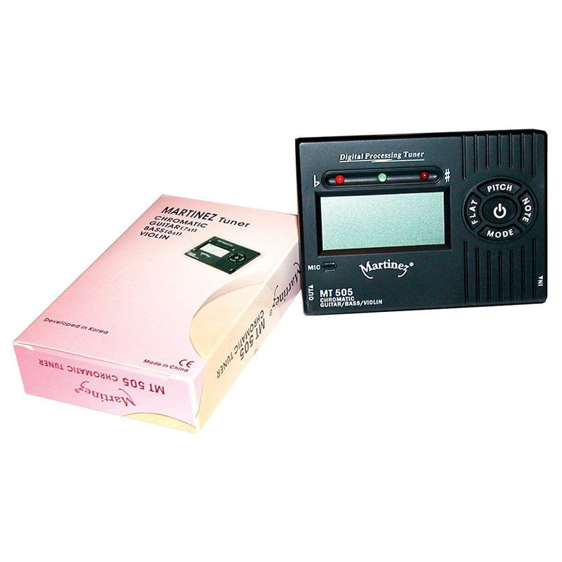 -Martinez MT-505 Chromatic Guitar, Bass and Violin Tuner-Living Music