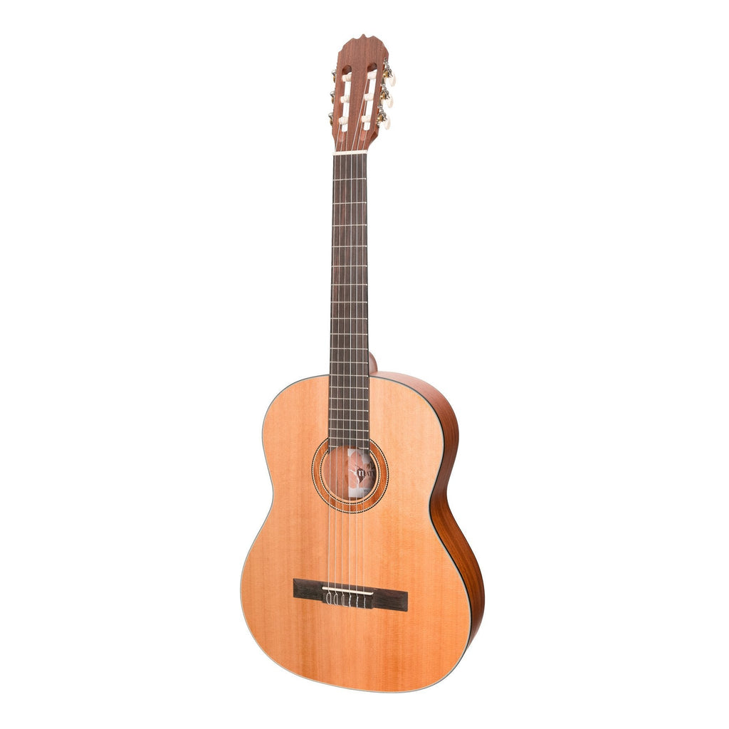 MNC-15-COP-Martinez 'Natural Series' Cedar Top Acoustic Classical Guitar (Open Pore)-Living Music