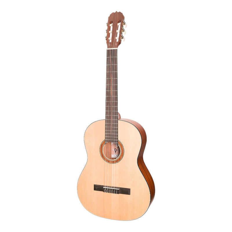 -Martinez 'Natural Series' Spruce Top Acoustic Classical Guitar (Open Pore)-Living Music