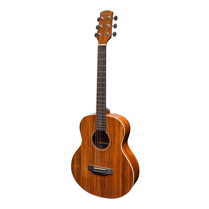 -Martinez 'Southern Star Series' Koa Solid Top Acoustic-Electric TS-Mini Guitar (Natural Gloss)-Living Music