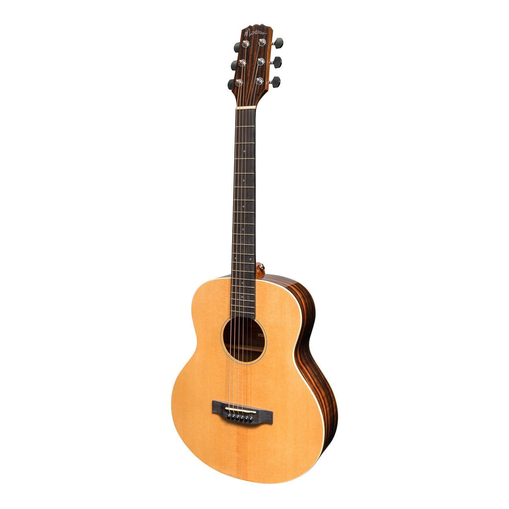 MTT-7-NGL-Martinez 'Southern Star Series' Spruce Solid Top Acoustic-Electric TS-Mini Guitar (Natural Gloss)-Living Music