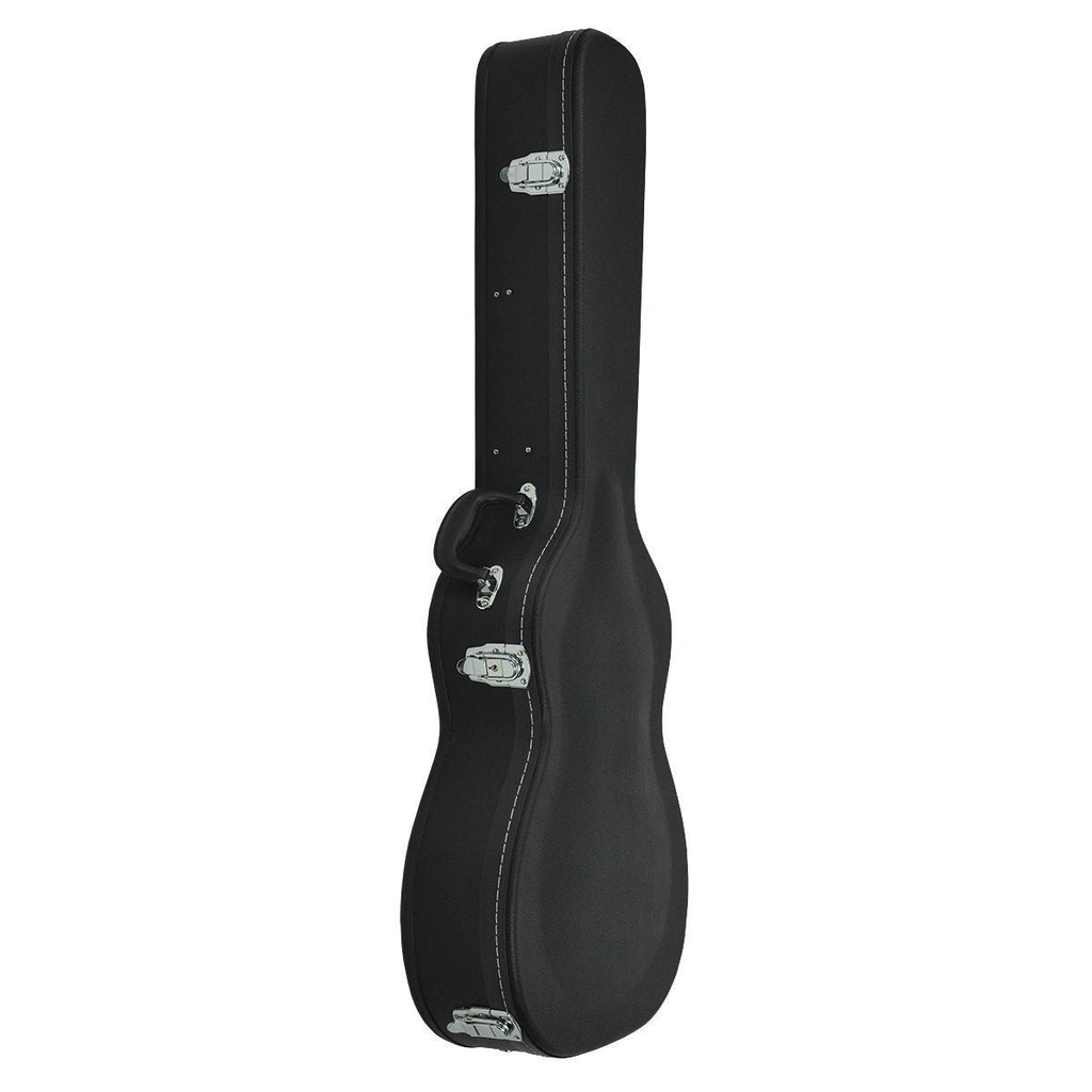 RC-SN1-BLK-Martinez Square Neck Shaped Resonator Guitar Hard Case (Black)-Living Music