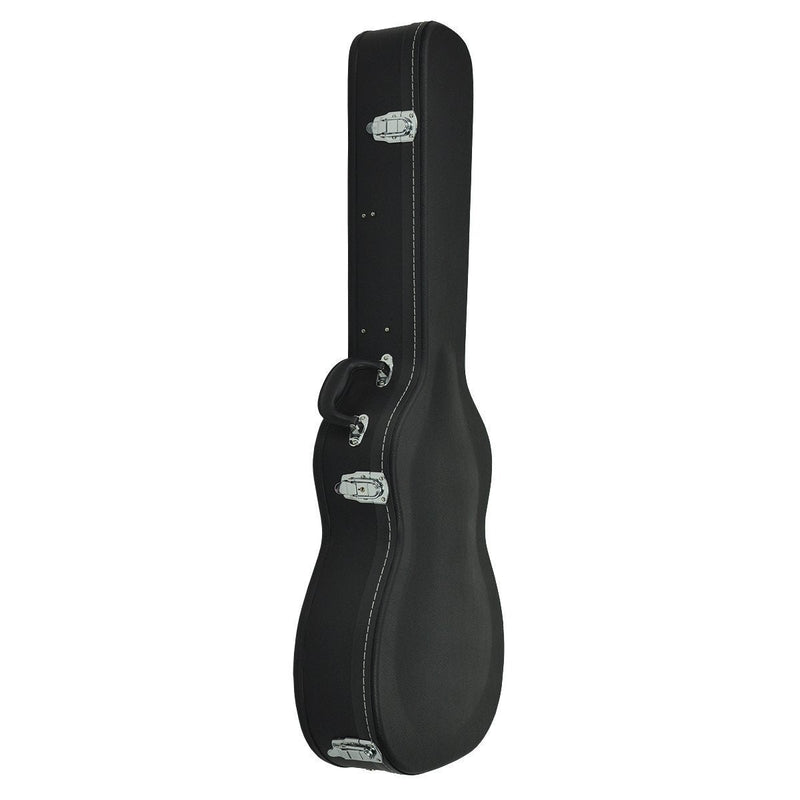 -Martinez Square Neck Shaped Resonator Guitar Hard Case (Black)-Living Music