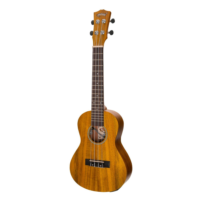 -Mojo 'A30 Series' All Acacia Electric Concert Ukulele with Built-in Tuner (Natural Satin)-Living Music
