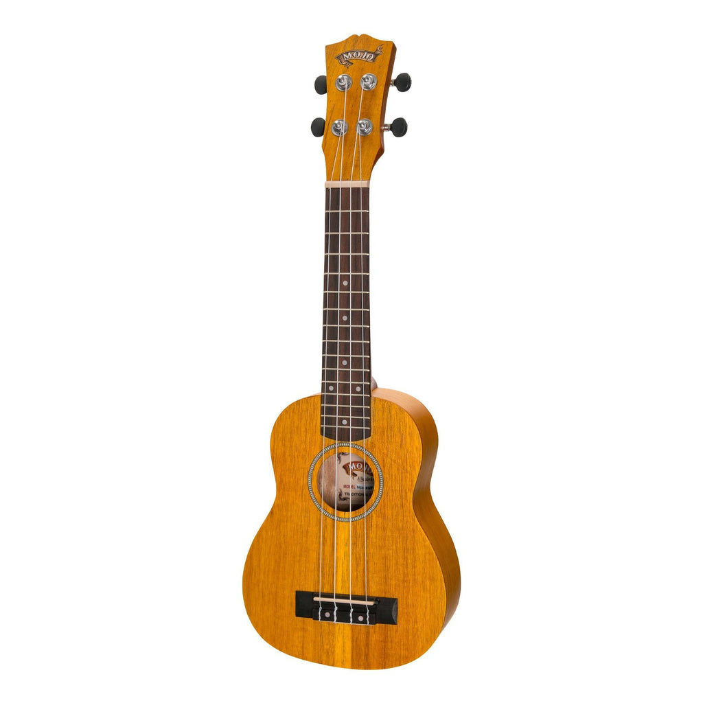 MSU-A30P-NST-Mojo 'A30 Series' All Acacia Electric Soprano Ukulele (Natural Satin)-Living Music