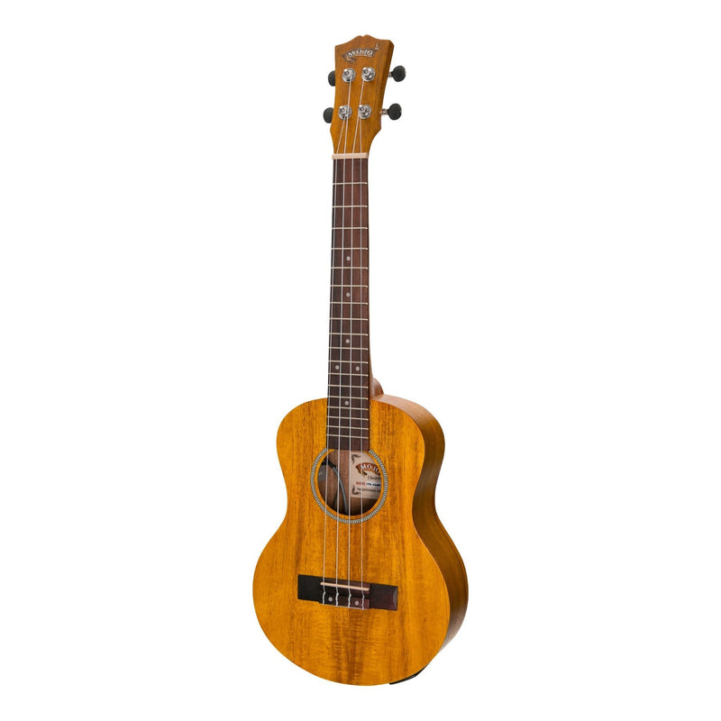 -Mojo 'A30 Series' All Acacia Electric Tenor Ukulele with Built-in Tuner (Natural Satin)-Living Music