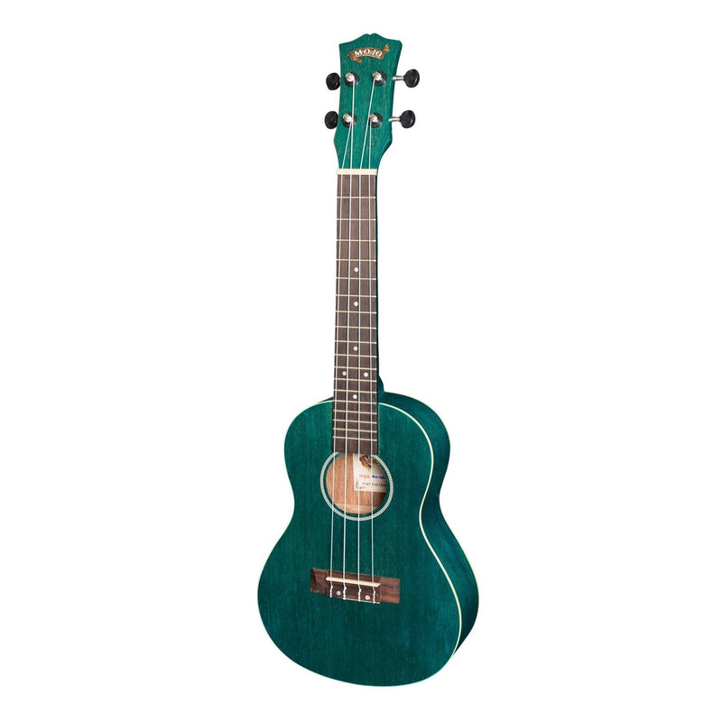 MCU-C66-BLUE-Mojo 'Colour Series' Concert Ukulele (Blue)-Living Music