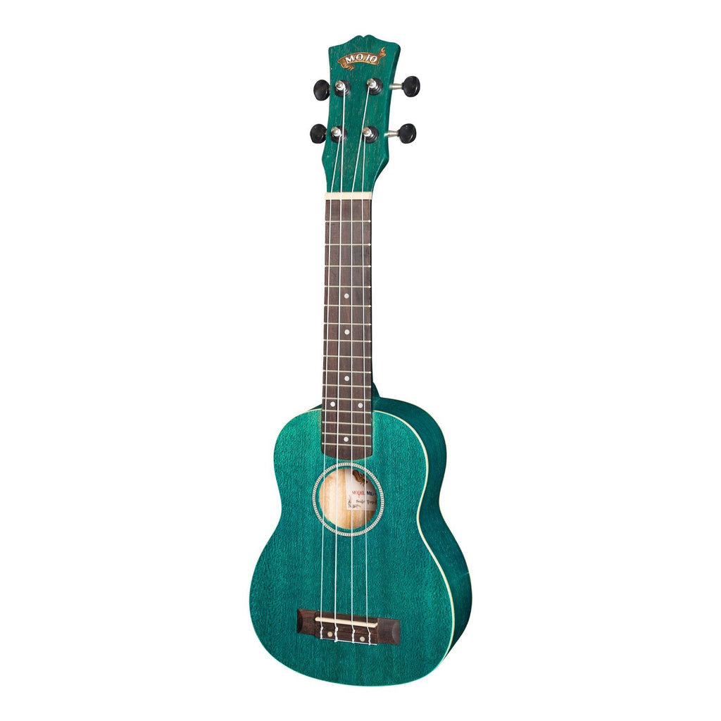 MSU-C66-BLU-Mojo 'Colour Series' Soprano Ukulele (Blue)-Living Music