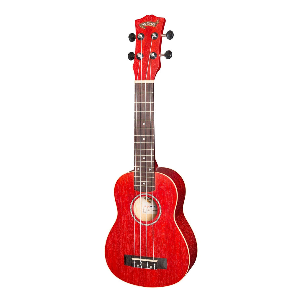 -Mojo 'Colour Series' Soprano Ukulele (Wine Red)-Living Music