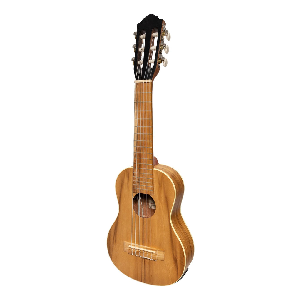 MGT-G2P-JTK-Mojo 'Guitarulele' 1/4 Size Classical Guitar with Pickup (Jati-Teakwood)-Living Music