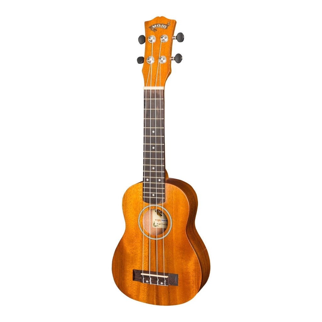 MSU-K20P-NST-Mojo 'K20 Series' All Koa Electric Soprano Ukulele (Natural Satin)-Living Music