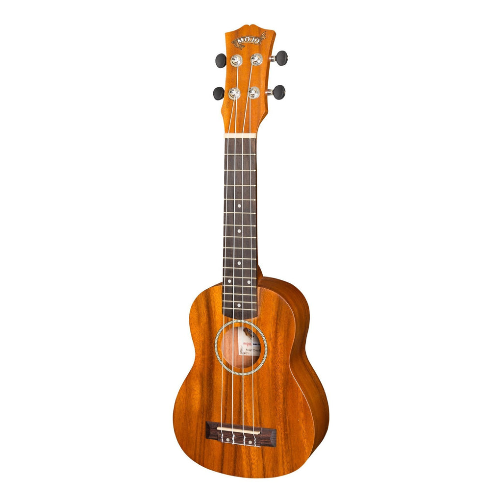 -Mojo 'K20 Series' All Koa Soprano Ukulele (Natural Satin)-Living Music