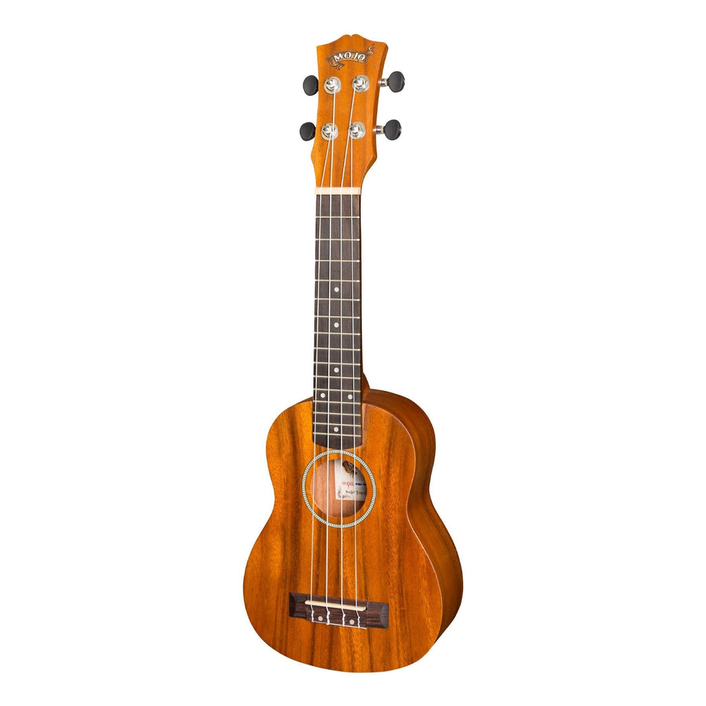 MSU-K20-NST-Mojo 'K20 Series' All Koa Soprano Ukulele (Natural Satin)-Living Music