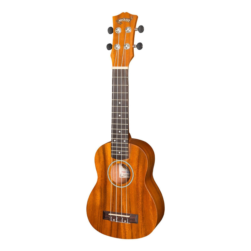 -Mojo 'K20 Series' All Koa Soprano Ukulele (Natural Satin)-Living Music
