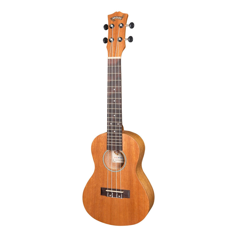 MCU-ME10P-NST-Mojo 'ME10 Series' All Meranti Electric Concert Ukulele (Natural Satin)-Living Music