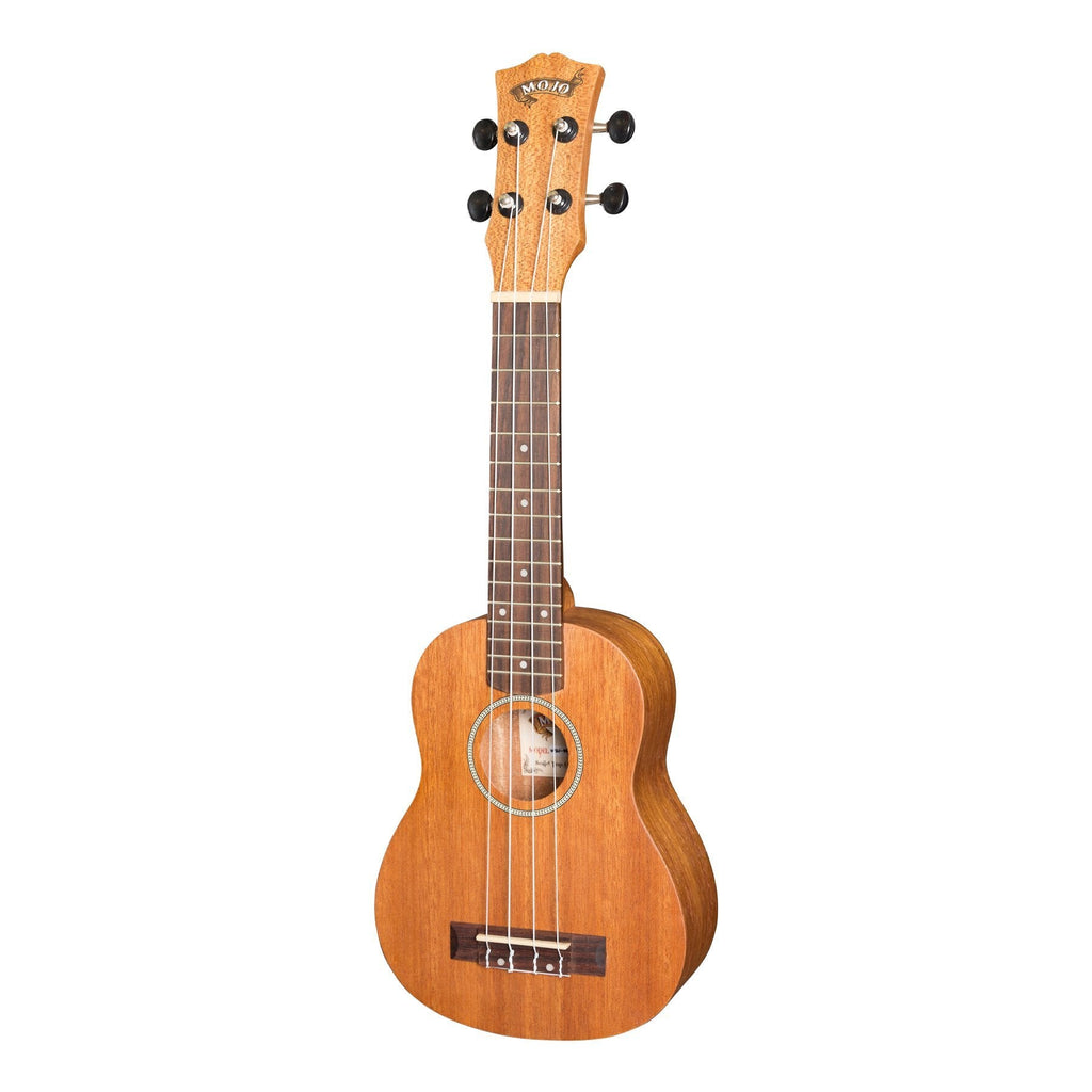 MSU-ME10-NST-Mojo 'ME10 Series' All Meranti Soprano Ukulele (Natural Satin)-Living Music