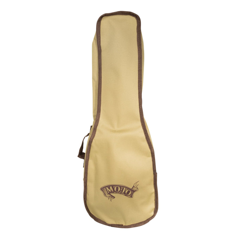-Mojo Padded Concert Ukulele Gig Bag (Tan)-Living Music