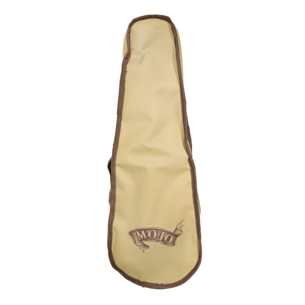 -Mojo Padded Soprano Ukulele Gig Bag (Tan)-Living Music