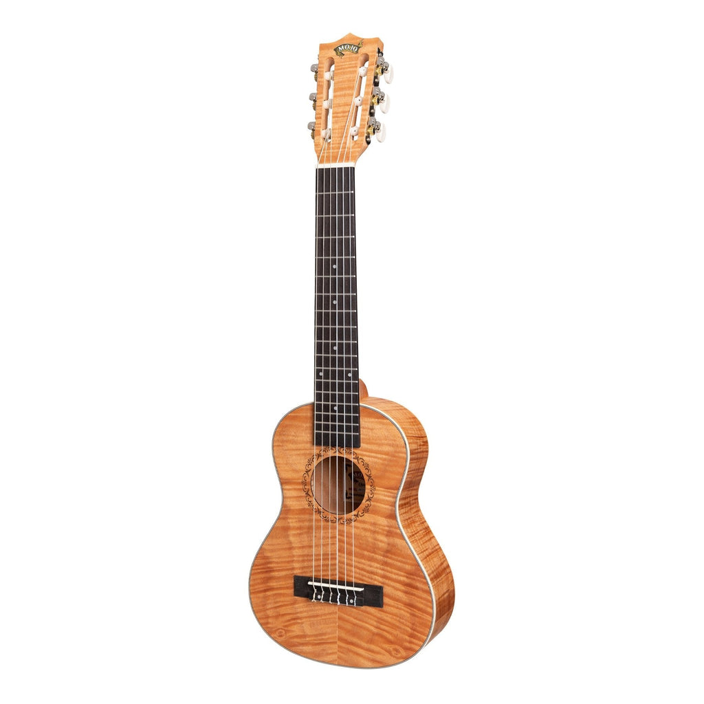 -Mojo Quilted Maple 30" Guitarulele with Gig Bag (Natural Satin)-Living Music