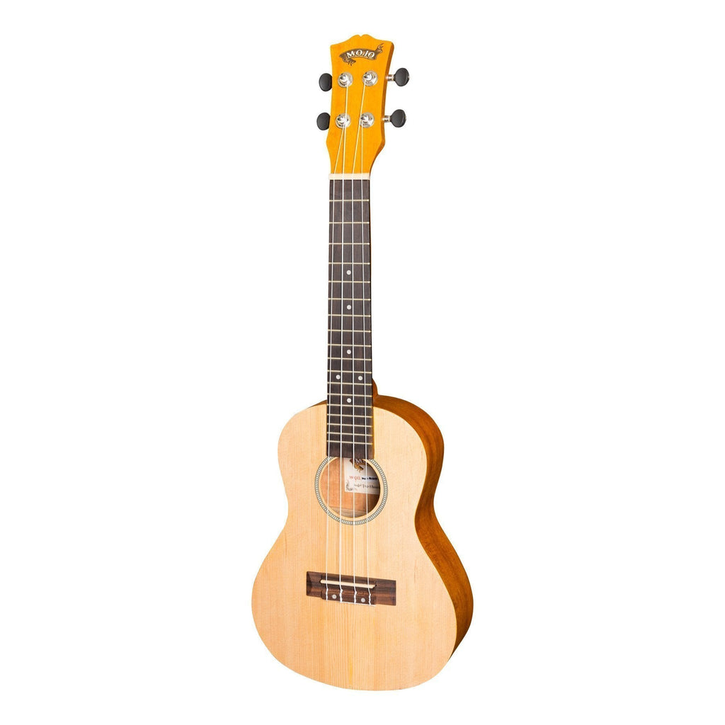 MCU-SA30P-NST-Mojo 'SA30 Series' Spruce Top and Acacia Back & Sides Electric Concert Ukulele (Natural Satin)-Living Music