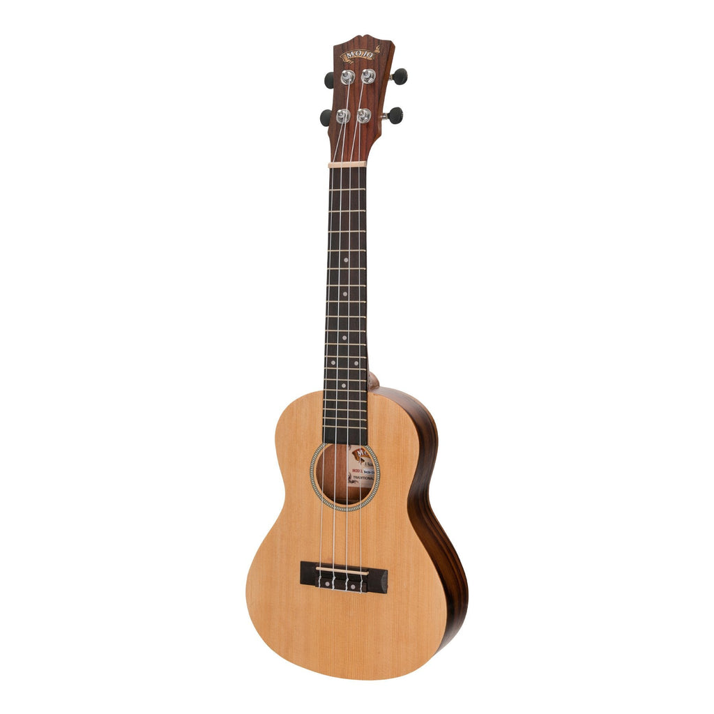 -Mojo 'SZ40 Series' Spruce Top and Rosewood Back & Sides Concert Ukulele (Natural Satin)-Living Music