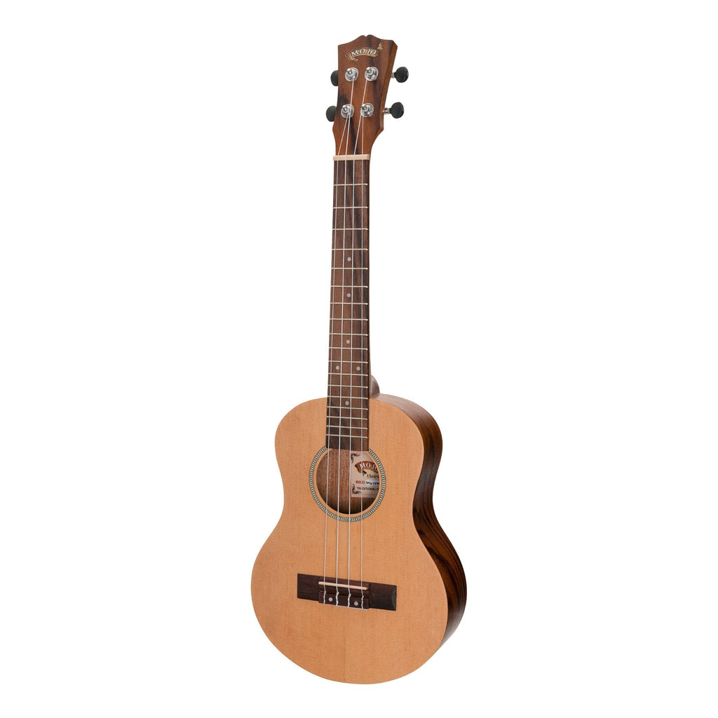 MTU-SZ40P-NST-Mojo 'SZ40 Series' Spruce Top and Rosewood Back & Sides Electric Tenor Ukulele (Natural Satin)-Living Music