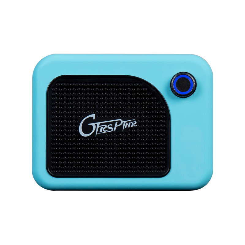 -Mooer 5W GTRS PTNR Rechargeable Mini Bluetooth Amplifier (Blue)-Living Music