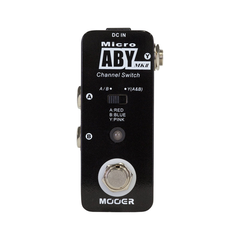 -Mooer ABY Channel Switching Micro Guitar Effects Pedal-Living Music