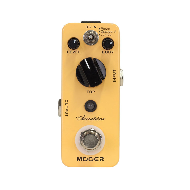 -Mooer 'Acoustikar' Acoustic Guitar Simulator Micro Guitar Effects Pedal-Living Music