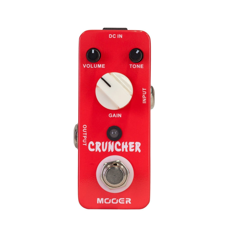-Mooer 'Cruncher' High Gain Distortion Micro Guitar Effects Pedal-Living Music