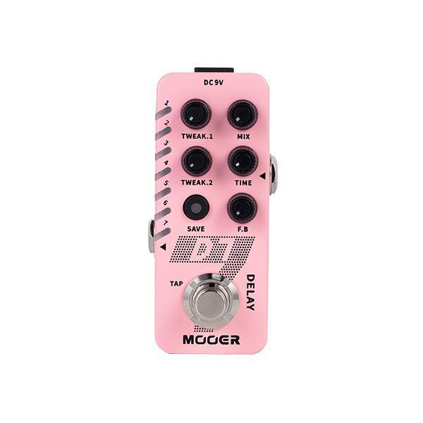 -Mooer 'D7' Digital Delay Micro Guitar Effects Pedal-Living Music