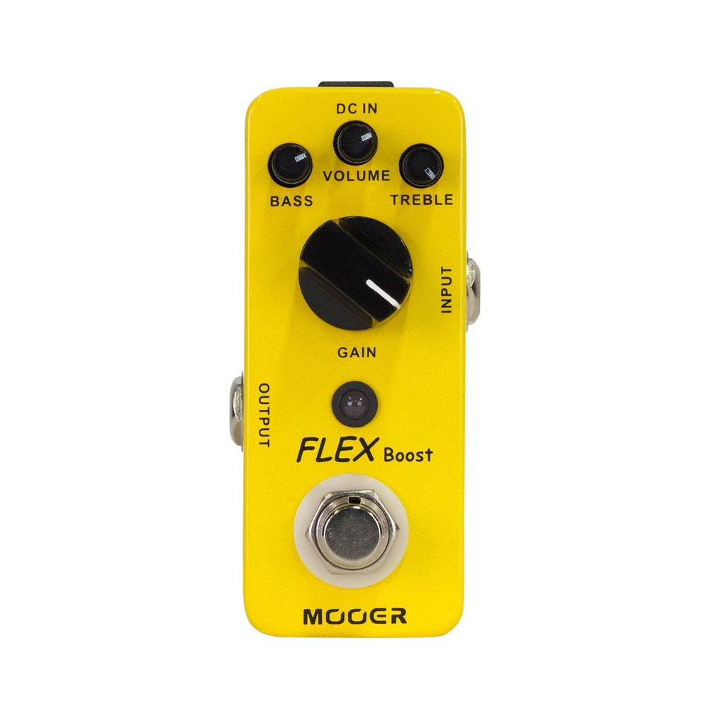 -Mooer 'Flex Boost' Wide Range Boost Micro Guitar Effects Pedal-Living Music
